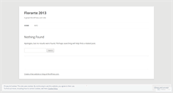Desktop Screenshot of florarte2012.wordpress.com