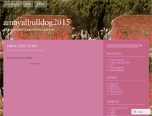 Tablet Screenshot of amayalbulldog2015.wordpress.com