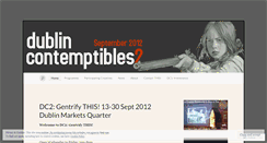 Desktop Screenshot of dublincontemptibles.wordpress.com