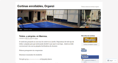 Desktop Screenshot of cortinasenrollables.wordpress.com