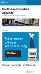 Mobile Screenshot of cortinasenrollables.wordpress.com