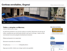 Tablet Screenshot of cortinasenrollables.wordpress.com