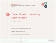 Tablet Screenshot of flamingnyx.wordpress.com