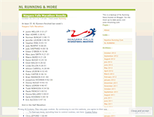Tablet Screenshot of nlrunning.wordpress.com
