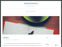Tablet Screenshot of bapakethufail.wordpress.com