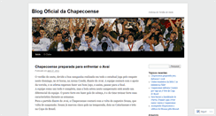 Desktop Screenshot of chapecoenseoficial.wordpress.com