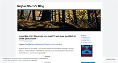 Desktop Screenshot of noberoi.wordpress.com