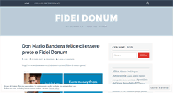 Desktop Screenshot of fideidonum.wordpress.com