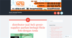 Desktop Screenshot of bisnispewangilaundry.wordpress.com