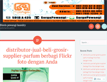 Tablet Screenshot of bisnispewangilaundry.wordpress.com
