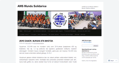 Desktop Screenshot of amsmundusolidarioa.wordpress.com