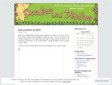 Tablet Screenshot of doodlesanddittles.wordpress.com
