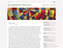 Tablet Screenshot of 501comp.wordpress.com