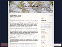 Tablet Screenshot of idlewanderer.wordpress.com