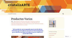 Desktop Screenshot of cristalizarte.wordpress.com