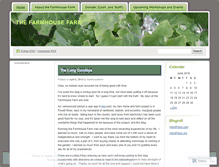 Tablet Screenshot of farmhousefarm.wordpress.com