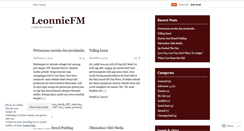 Desktop Screenshot of leonniefm.wordpress.com