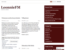 Tablet Screenshot of leonniefm.wordpress.com