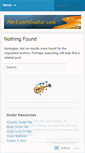 Mobile Screenshot of guitarcoach.wordpress.com