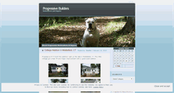 Desktop Screenshot of progressivebuilding.wordpress.com