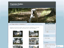 Tablet Screenshot of progressivebuilding.wordpress.com