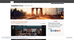 Desktop Screenshot of nephilimforce.wordpress.com