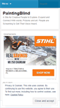 Mobile Screenshot of paintingblind.wordpress.com