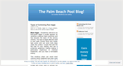 Desktop Screenshot of palmbeachpools.wordpress.com