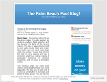 Tablet Screenshot of palmbeachpools.wordpress.com