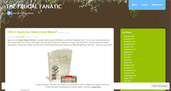 Desktop Screenshot of frugalfanatic.wordpress.com