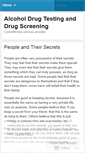 Mobile Screenshot of drugalcoholtesting.wordpress.com