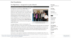 Desktop Screenshot of omfoundation.wordpress.com