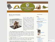 Tablet Screenshot of animalhospitalofpolaris.wordpress.com