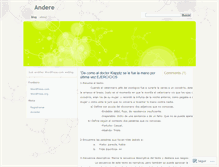 Tablet Screenshot of anderemorlas.wordpress.com