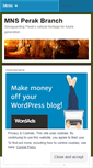 Mobile Screenshot of mnsperak.wordpress.com