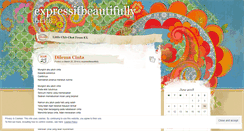 Desktop Screenshot of expressitbeautifully.wordpress.com