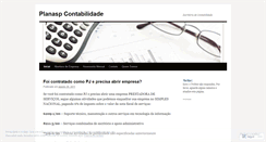 Desktop Screenshot of planaspcontabilidade.wordpress.com