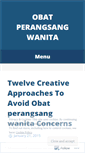 Mobile Screenshot of obatperangsangwanita05.wordpress.com