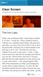 Mobile Screenshot of clscreen.wordpress.com