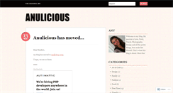 Desktop Screenshot of anulicious.wordpress.com