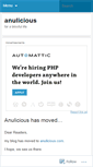 Mobile Screenshot of anulicious.wordpress.com