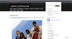Desktop Screenshot of abdulatifsalim.wordpress.com