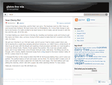 Tablet Screenshot of glutenfreewin.wordpress.com