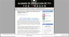 Desktop Screenshot of producciondetv1.wordpress.com