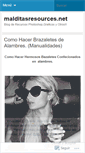 Mobile Screenshot of malditasresources.wordpress.com