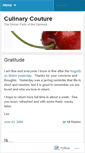 Mobile Screenshot of culinarycouture.wordpress.com