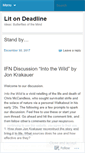 Mobile Screenshot of litdeadline.wordpress.com