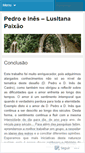 Mobile Screenshot of lusitanapaixao.wordpress.com
