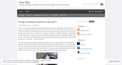 Desktop Screenshot of juanfares.wordpress.com