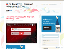 Tablet Screenshot of creativesol.wordpress.com